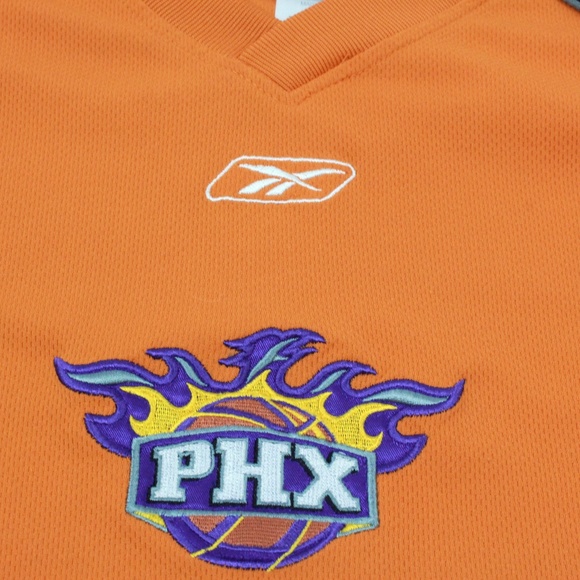 Reebok Vneck PHX Suns Athletic Colorblock NBA Oran - Picture 5 of 8